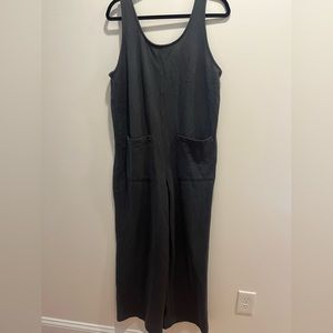 Navy Blue/Gray Lounge pantsuit/overall